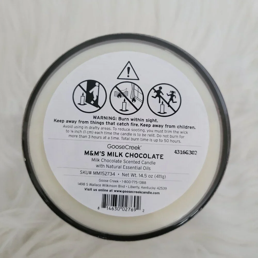 Goose Creek M&M's Candle
